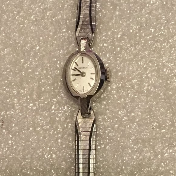 14k gold plated Benrus watch & 1/20 10K gf band main image 5